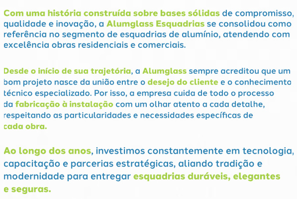 Fachadas e esquadrias